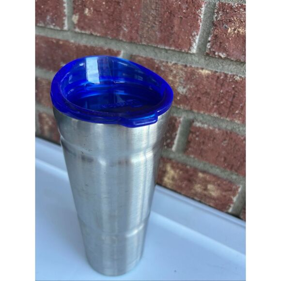 Bubba stainless travel cup blue lid 24 oz - Picture 2 of 3